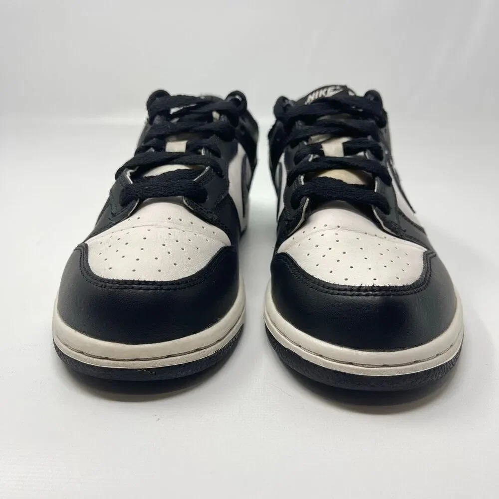 Nike Black White Dunk Low Sneaker Shoes CW1588-100 Kids Youth Size 3Y